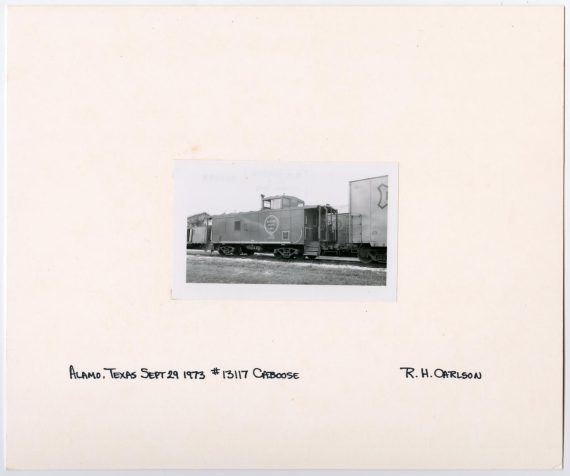 Caboose #13117 in Alamo, Texas