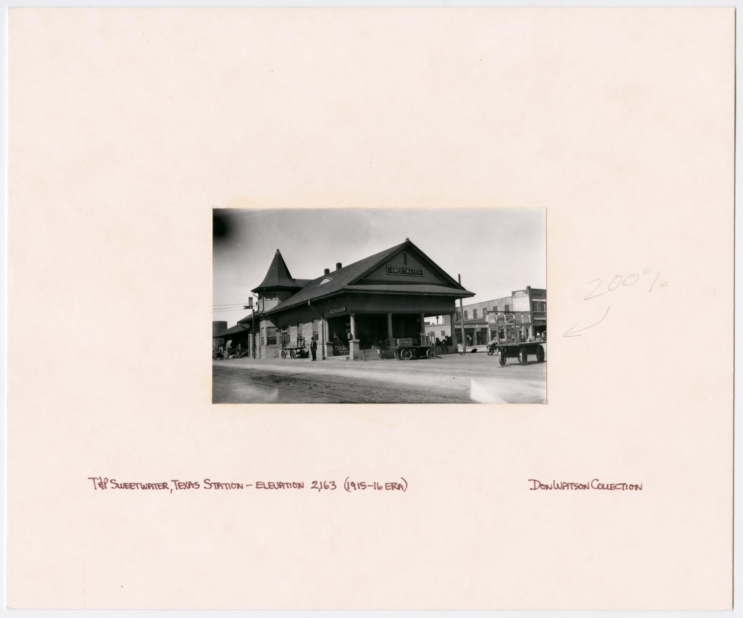 T&P Station in Sweetwater, Texas