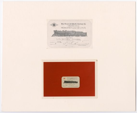 Certificate for Proficiency in the Use of Fuel
