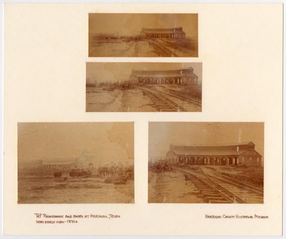 T&P Roundhouse in Marshall, Texas