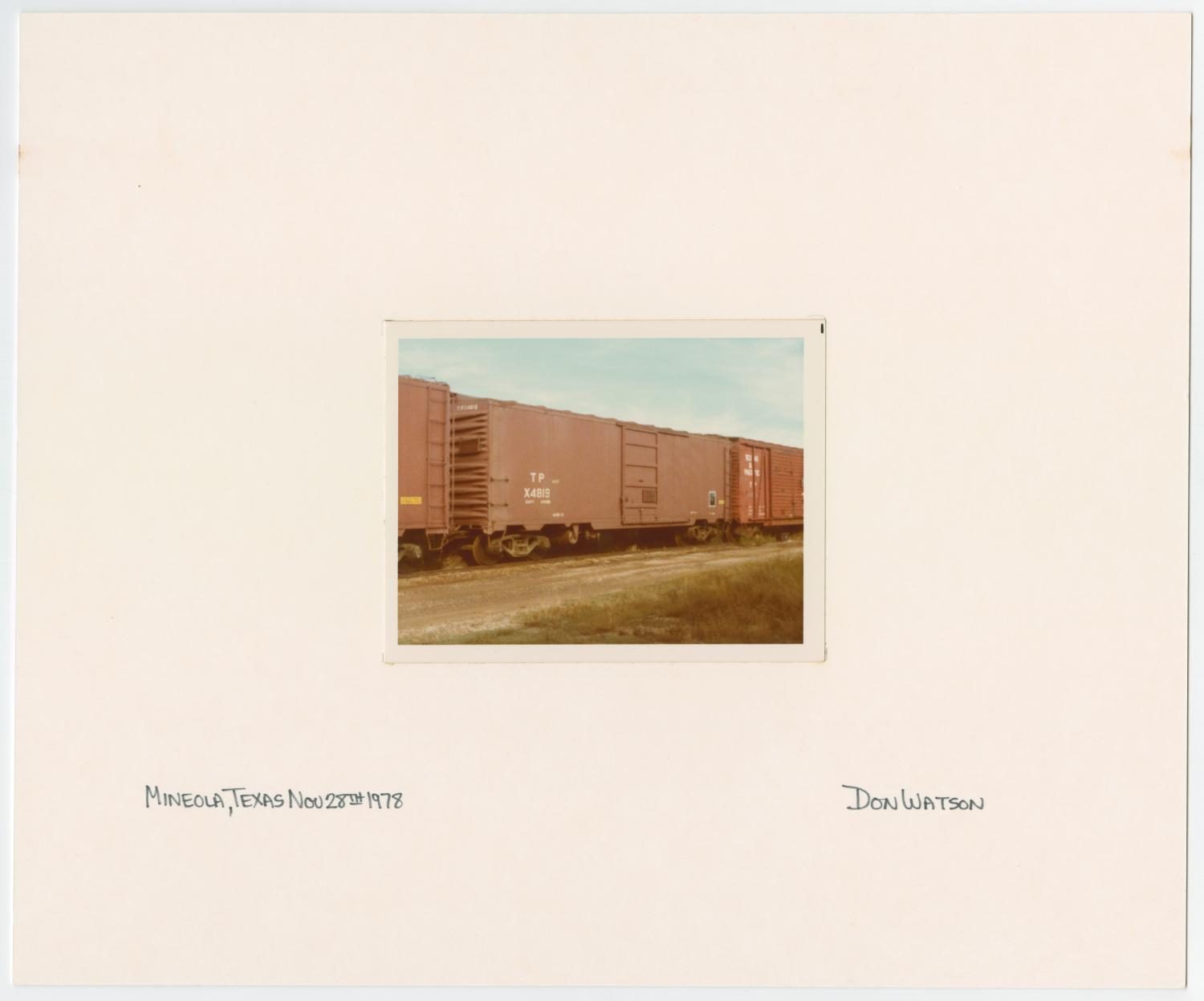 T&P Train Cars in Mineola, Texas