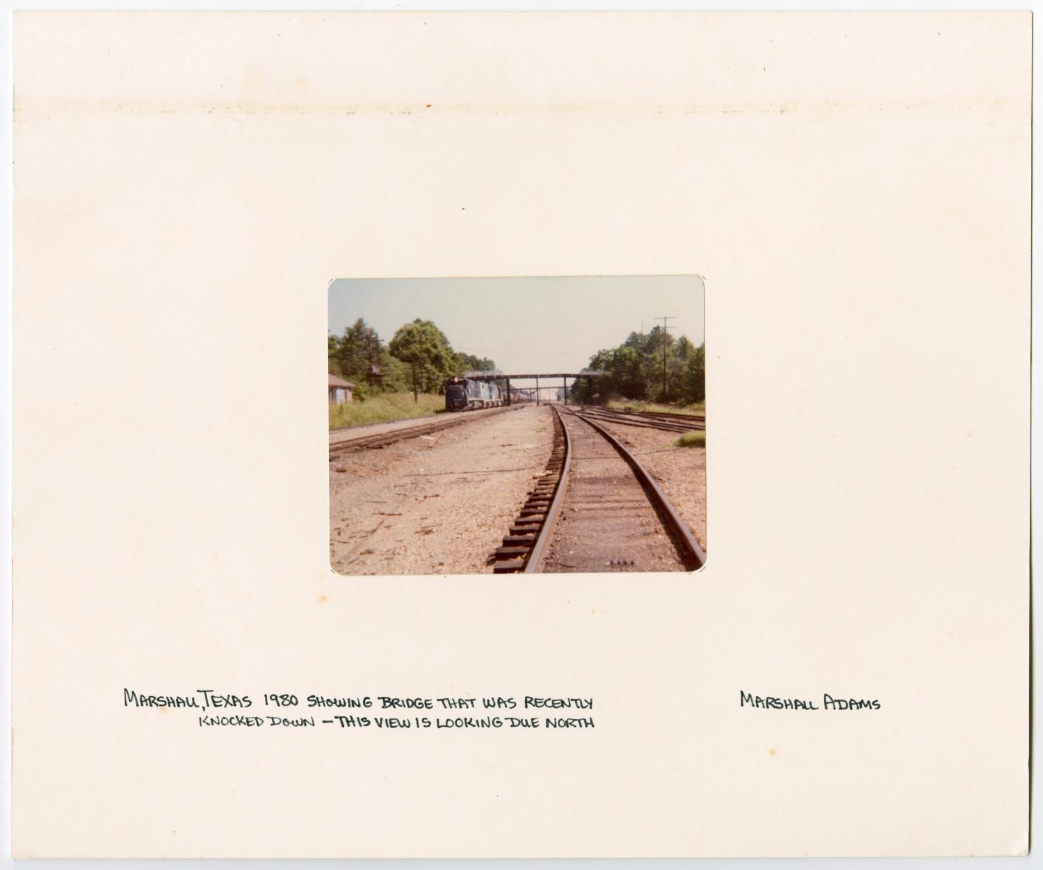 Bridge Over Tracks in Marshall, Texas