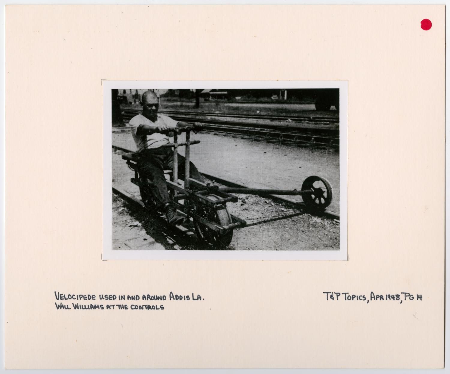 Man on a Velocipede