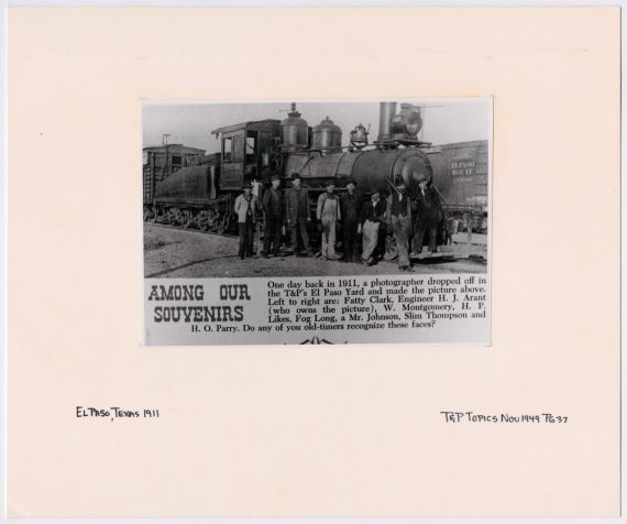 Magazine Clipping of T&P Train #147