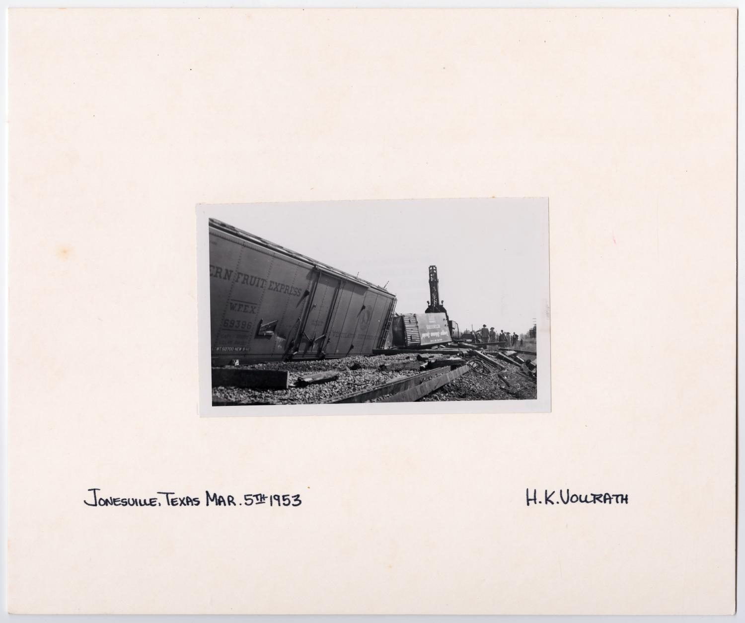 Train Wreck in Jonesville, Texas