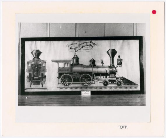 Original Drawing of T&P Locomotives #1