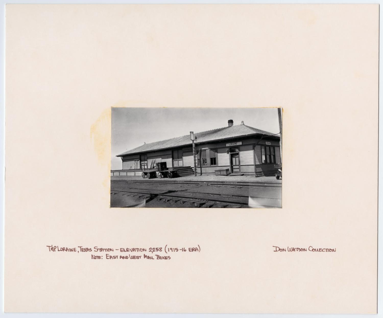 T&P Station in Loraine, Texas