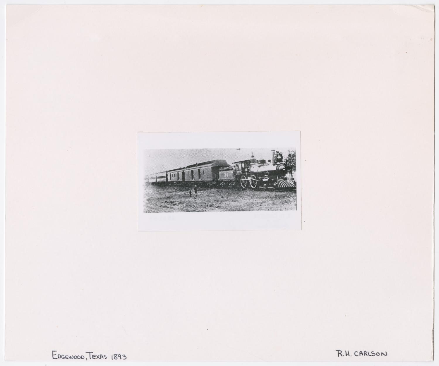 T&P Train #34 in Edgewood, Texas #2