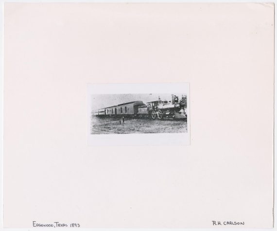 T&P Train #34 in Edgewood, Texas #2