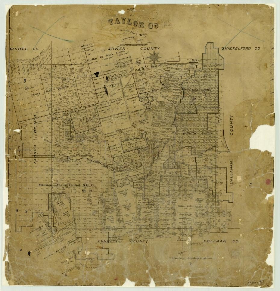 Map of Taylor County