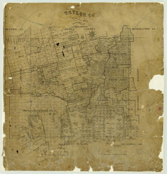 Map of Taylor County