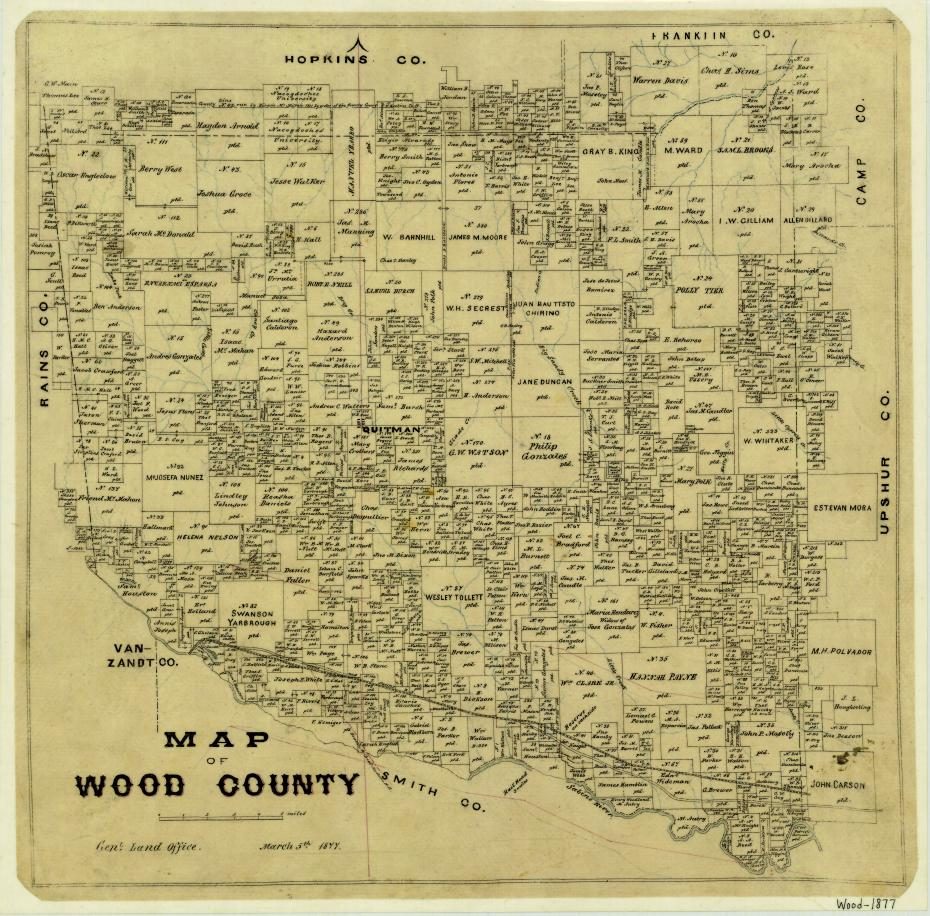 Map of Wood County