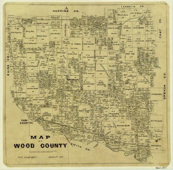 Map of Wood County