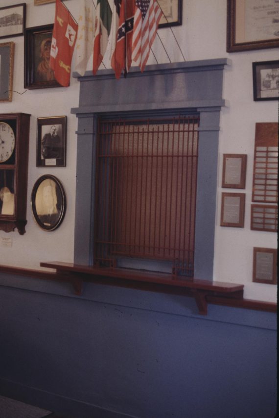 Texas & Pacific RR Depot, ticket window