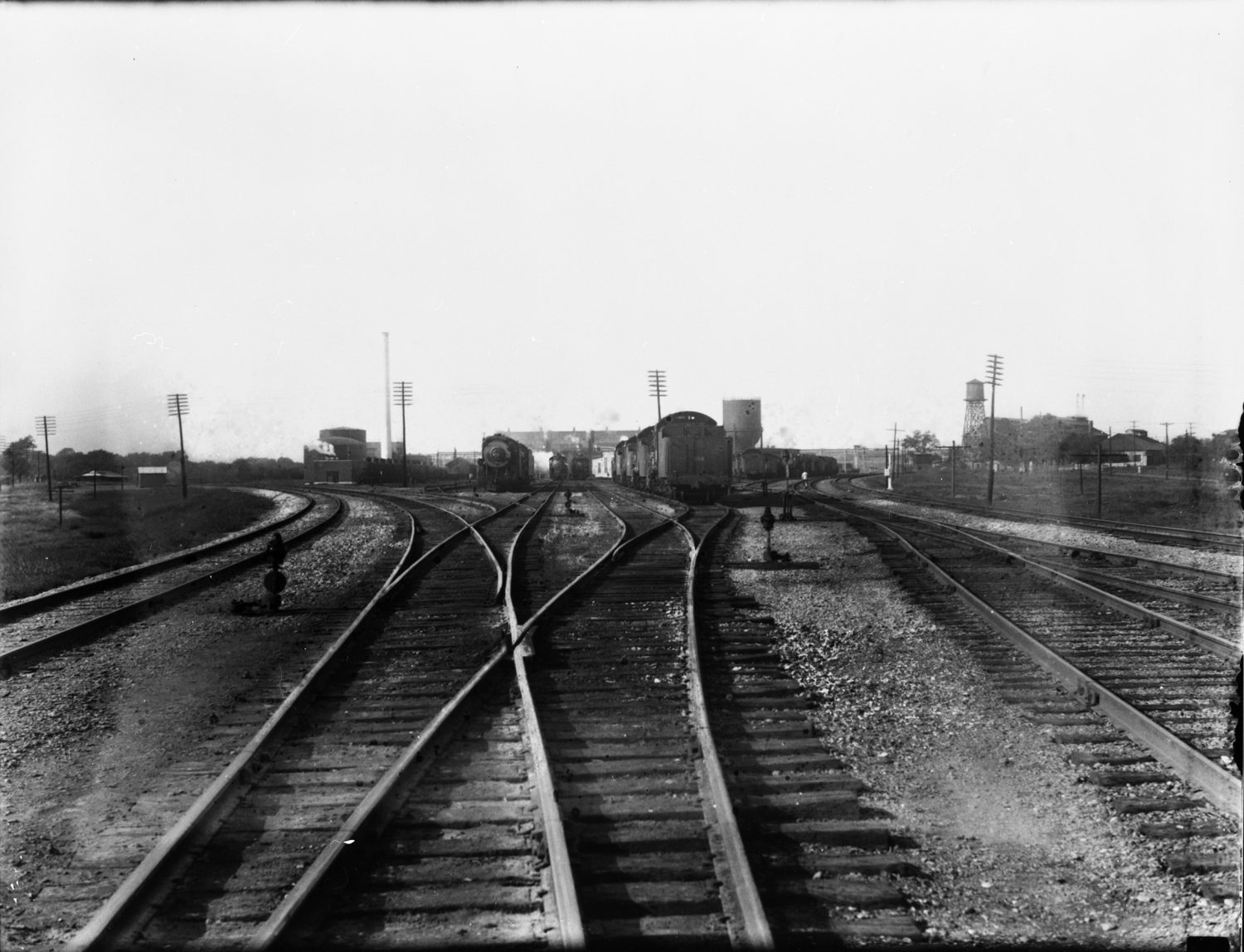 Tracks at Lancaster Yard, 1931
