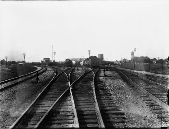 Tracks at Lancaster Yard, 1931